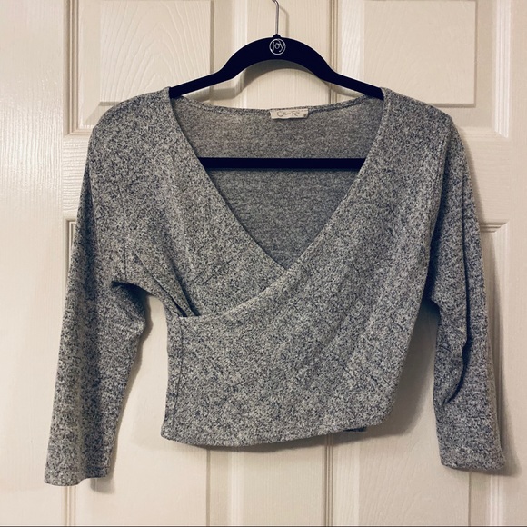 Tops - Grey Crop Top